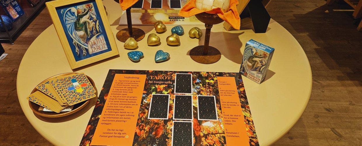 Plade til tarotoplæg
