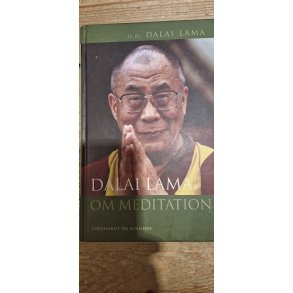 Dalai Lama: Om meditation - (BRUGT BOG / VELHOLDT)