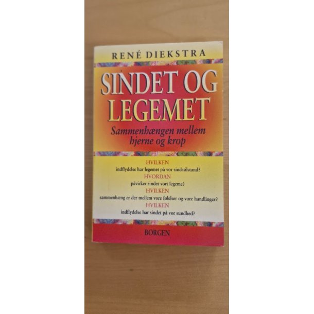 Diekstra, Ren�: Sindet og legemet - (BRUGT / VELHOLDT)