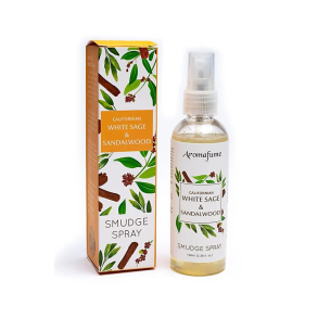 Smudgespray - salvie og sandeltr - 100 ml.