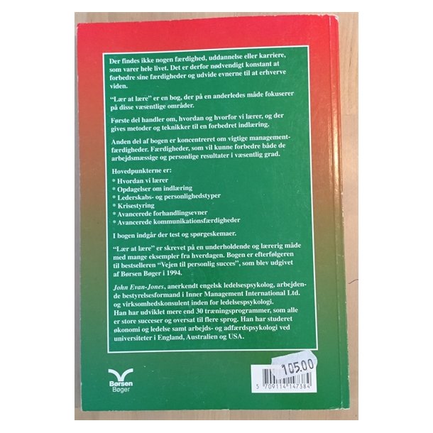 Evan-Jones, John: Lr at lre 