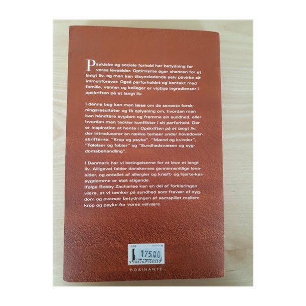 Zachariae, Bobby: Opskriften p et langt liv