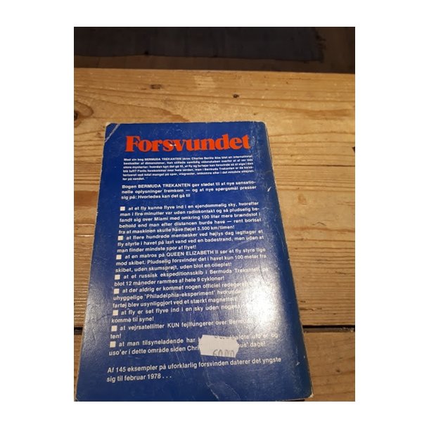 Berlitz, Charles: Forsvundet - Bermudatrekantens gde 2