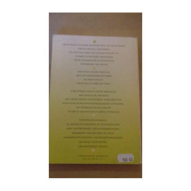 Kadesj, Bjrn: Brn med koncentrations vanskeligheder