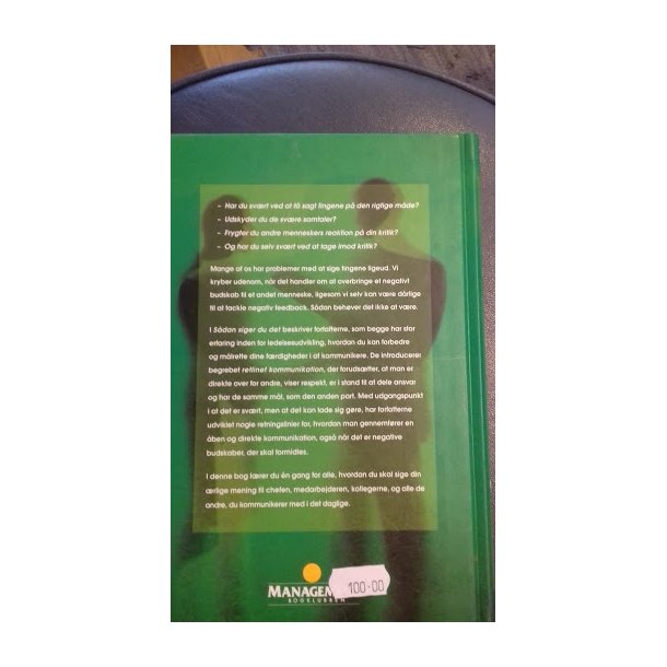 McLagan, Patricia: Sdan siger du det