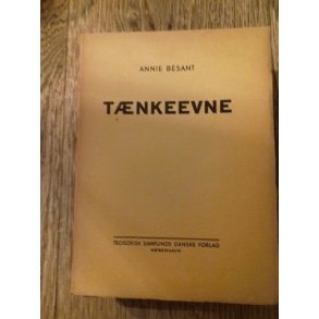 besant, Annie: Tnkeevne (1948) Pnt eksemplar - paperback