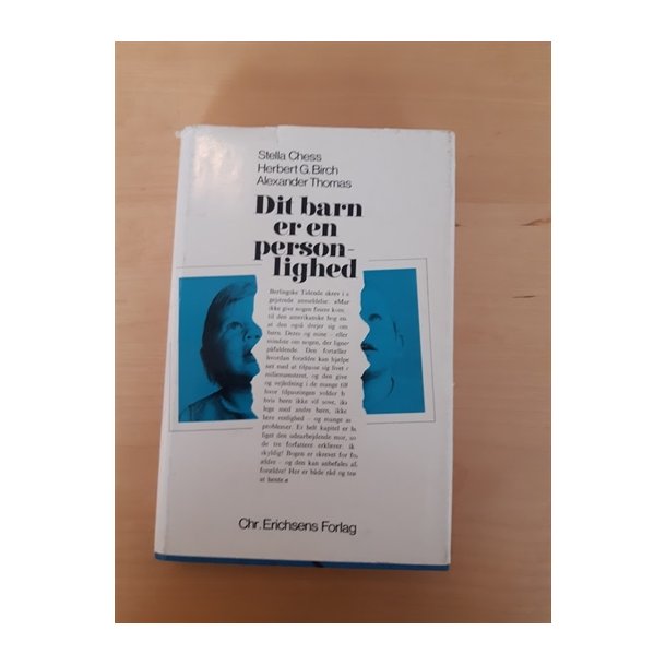 Chess, Stella: Dit barn er en personlighed - (BRUGT - VELHOLDT)