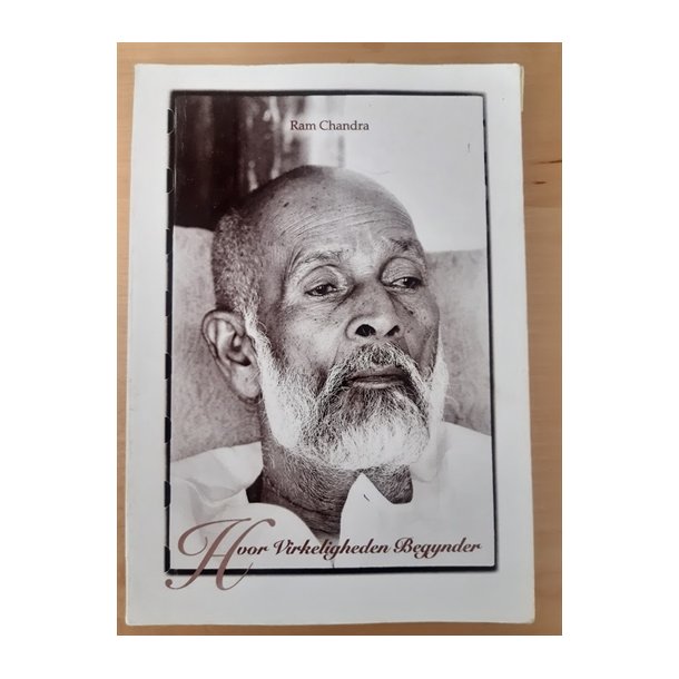 Chandra, Ram: Hvor virkeligheden begynder - (BRUGT / VELHOLDT)