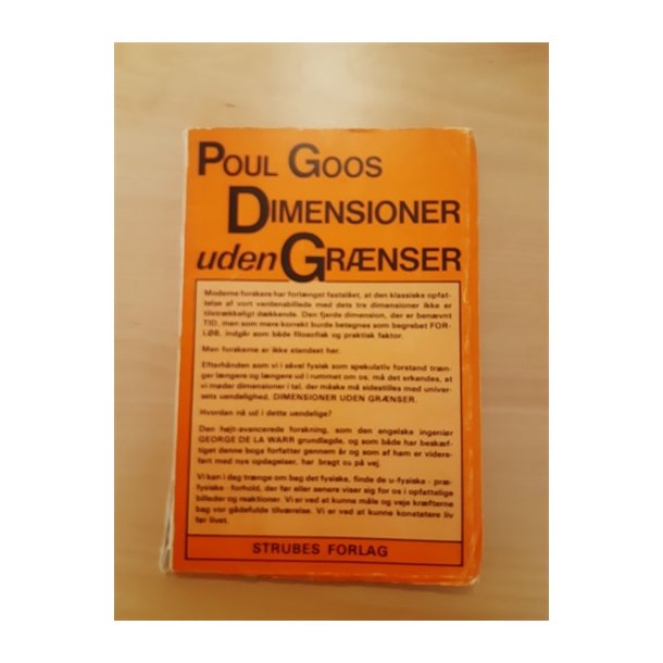 Goos, Poul: Dimensioner uden grnser - (BRUGT - VELHOLDT)