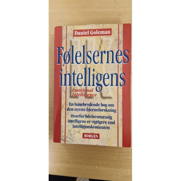 Golemann, Daniel: Flelsernes intelligens  - (BRUGT - VELHOLDT)