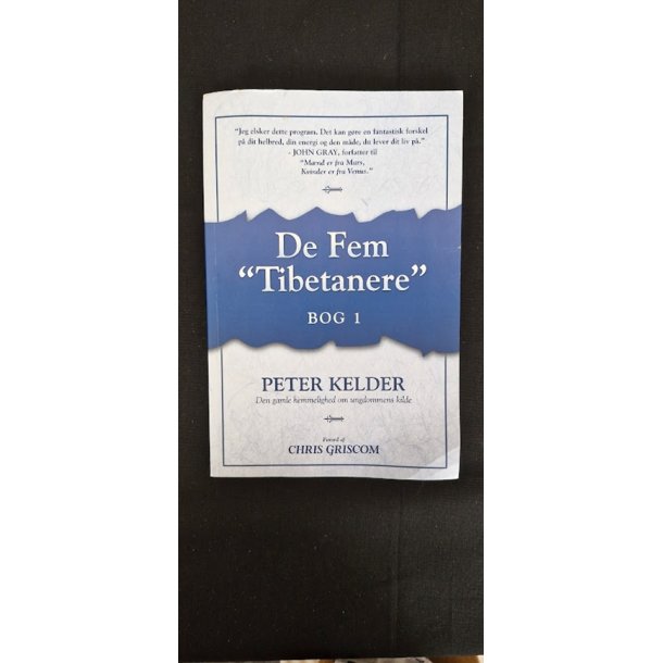 Kelder, Peter: De fem tibetanere - Bog 1  - (BRUGT - VELHOLDT) Men lidt bugget i hjre side forneden - ellers OK