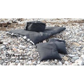 Meditationspude 16 cm hj, koksgr