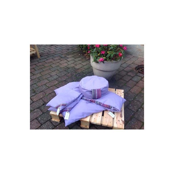 Meditationspude 30, 12 cm hj, lavendel