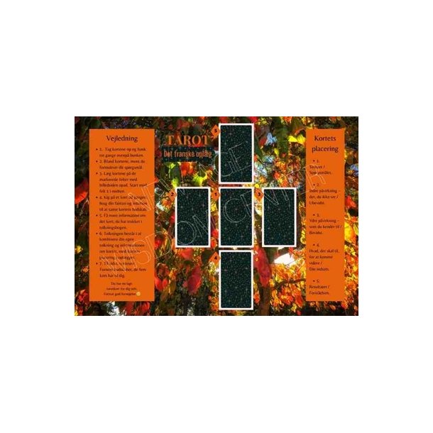 A3 Tarotplade, Det franske oplg