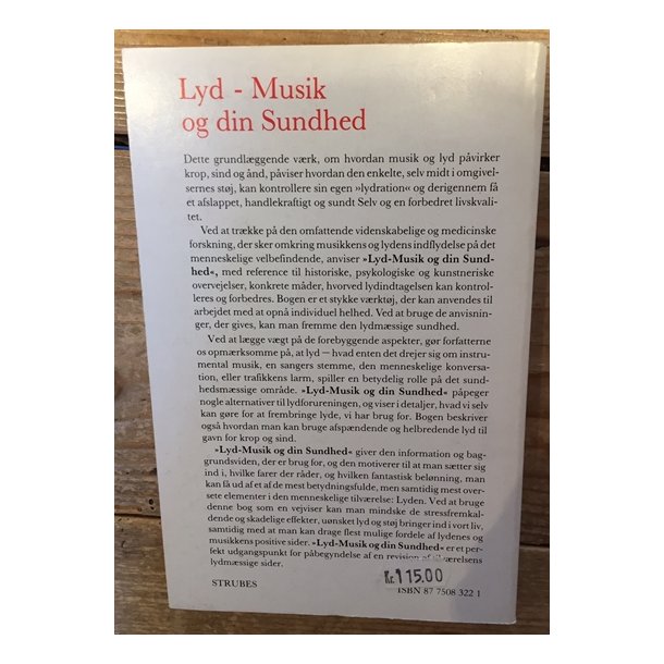 Halpern, Steven og Louis Savary: Lyd - musik og din sundhed