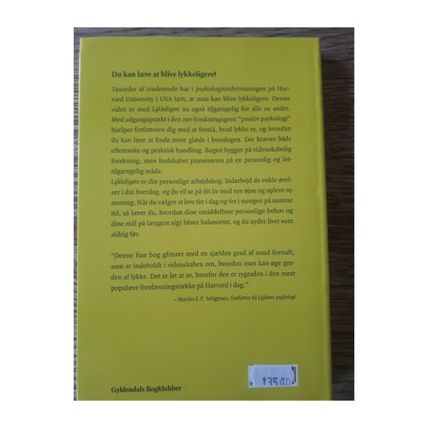 Ben-Shahar, Tal: Lykkeligere