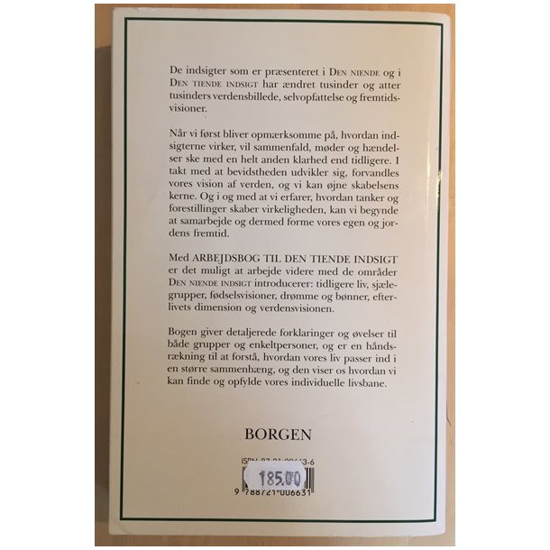 Redfield, James og Carol Adrienne: Arbejdsbog til Den tiende indsigt