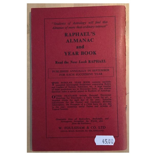 Raphael's Tables of Houses for Northern Latitudes