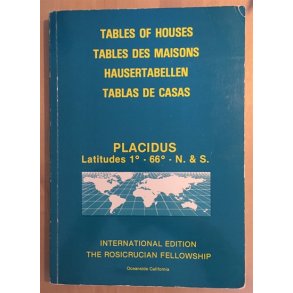 Tables of Houses